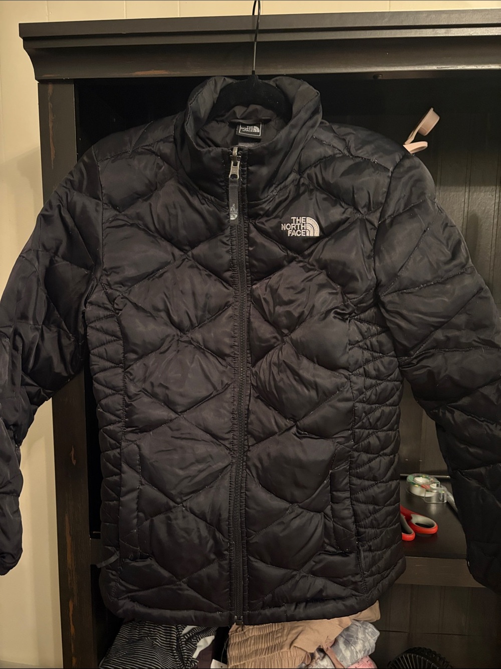 The North Face Black Quilted Puffer Jacket